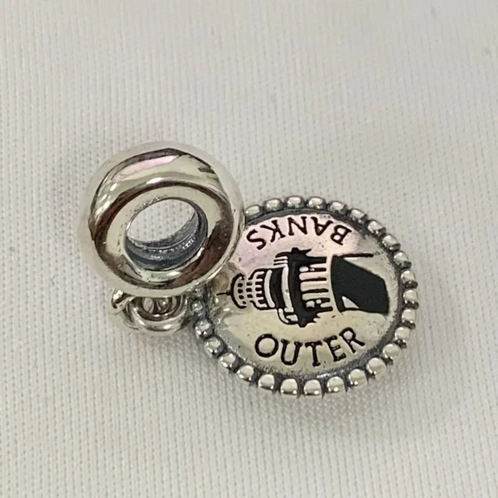 Pandora Outer Banks Lighthouse Exclusive Charm, S925 Silver Jewelry